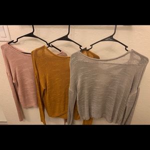 Sweater tops from Forever21